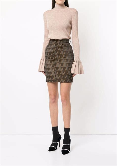 fendi skirt short|fendi skirts for women.